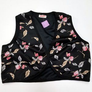 Vintage Print Floral Vest 1970's